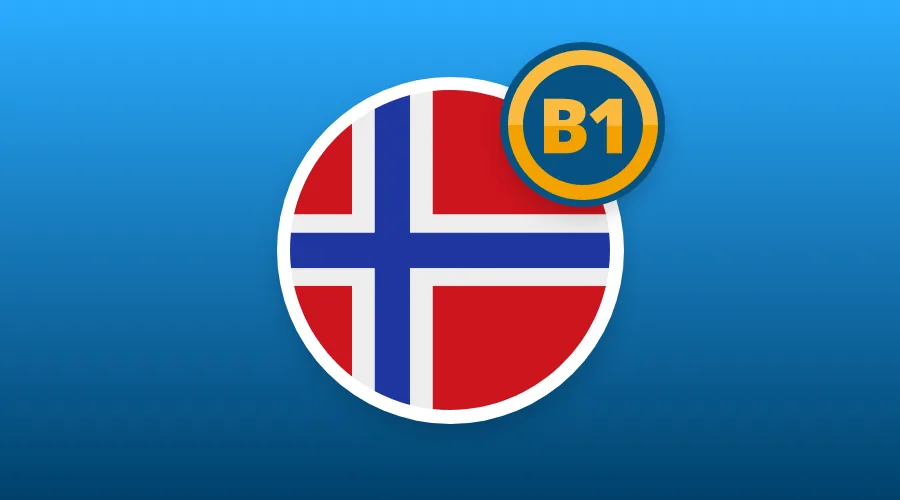 NORWEGIAN B1 LEVEL AVAILABLE